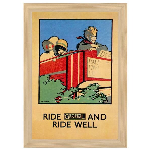 

Рамка для фотографий LegendArte Poster 1926 Ride General цвет eiche