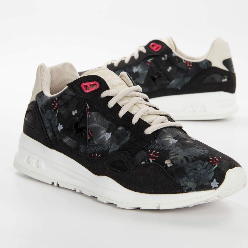 Кроссовки зимние с цветочным принтом Le Coq Sportif, черный — фото 2