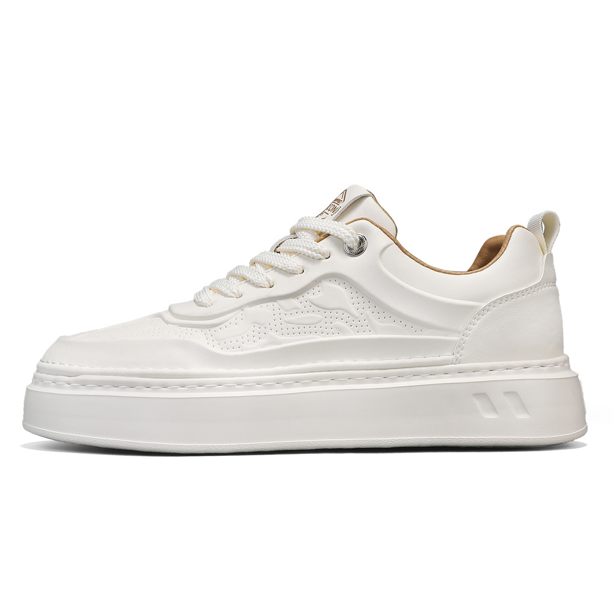 

Низкие мужские кроссовки YEARCON, White Brown Yellow