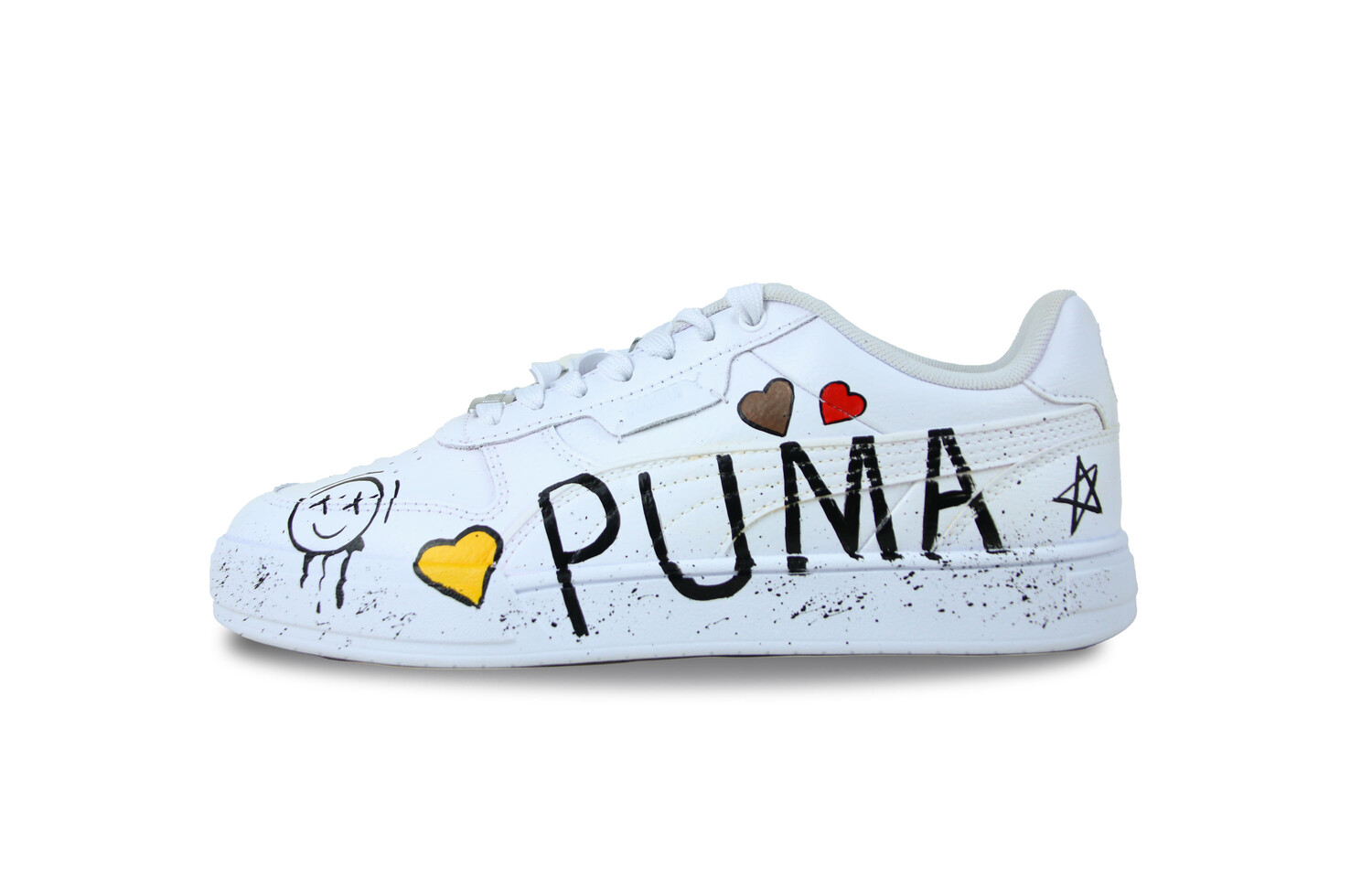 

Кроссовки для скейтбординга CAVEN DIME, унисекс, низкие, черный/белый Puma
