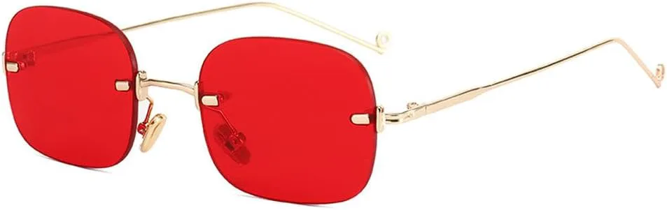 

Ретро солнцезащитные очки для женщин, модные, без оправы, с градиентным переходом цвета, солнцезащитные очки с линзами, женские безрамочные очки HVTVTLA, 1