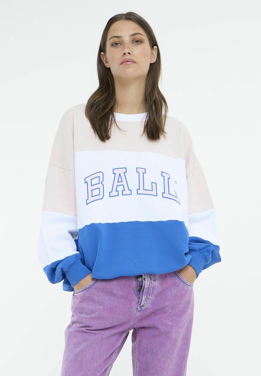 

Толстовка BAROBINSON BALL, светло-розовый