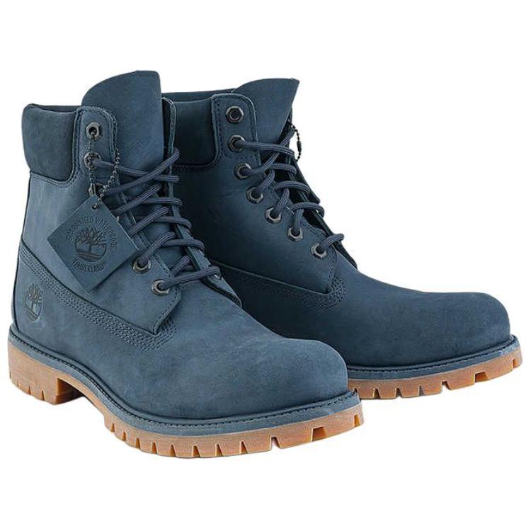 Мужские ботинки Timberland непромокаемые нескользящие, сине-голубой — фото 3