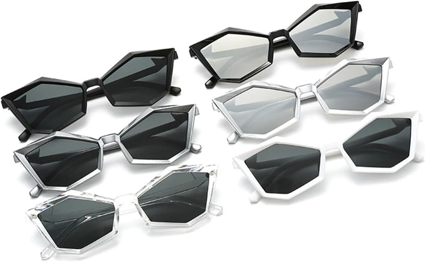 

Солнцезащитные очки Helena Y2K в стиле панк «кошачий глаз» для женщин, роскошный дизайн, нестандартная форма, спортивные очки, защита от ультрафиолета UV400, C3