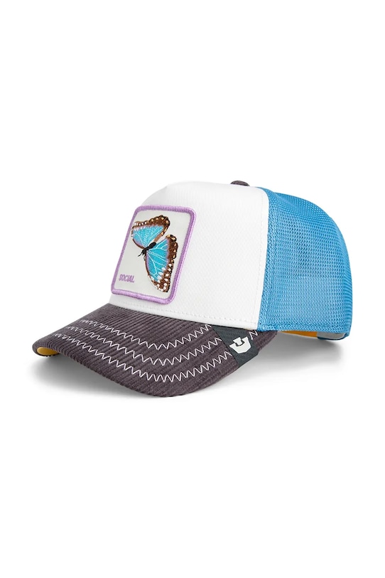 

Бейсболка Social Remix из хлопковой смеси Goorin Bros, белый