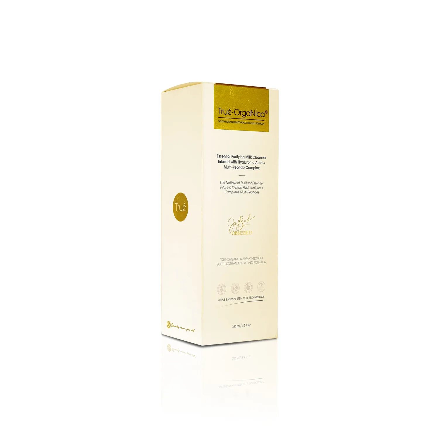 Очищающее молочко Essential Purifying с гиалуроновой кислотой и мультипептидным комплексом True Organica — фото 2