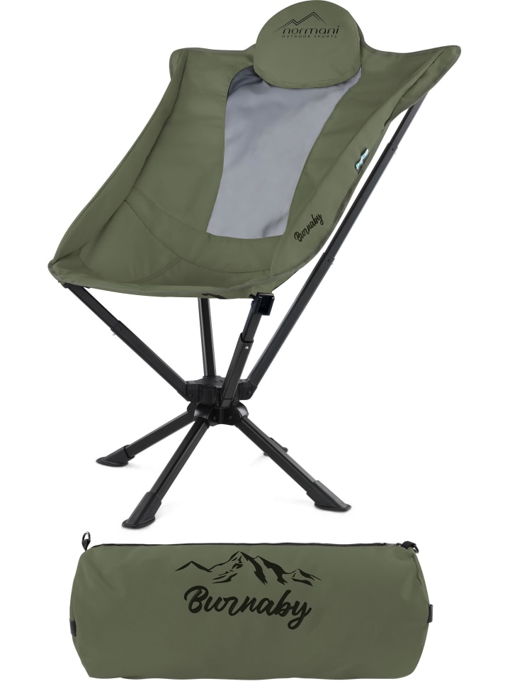 

Normani Outdoor Sports Кемпинговый стул Burnaby оливкового цвета