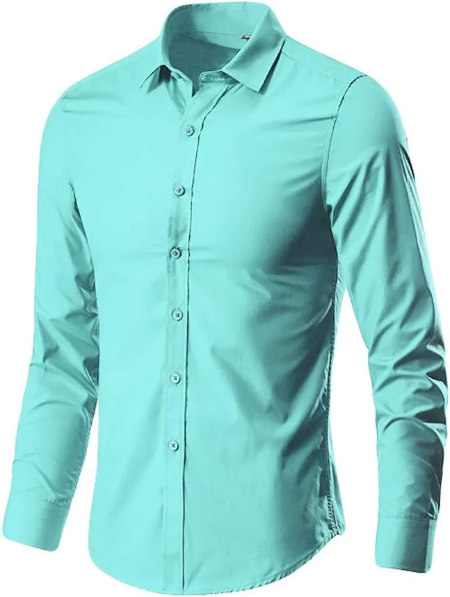 

Рубашка мужская Button Down из льна с карманом и длинным рукавом LCMTWX