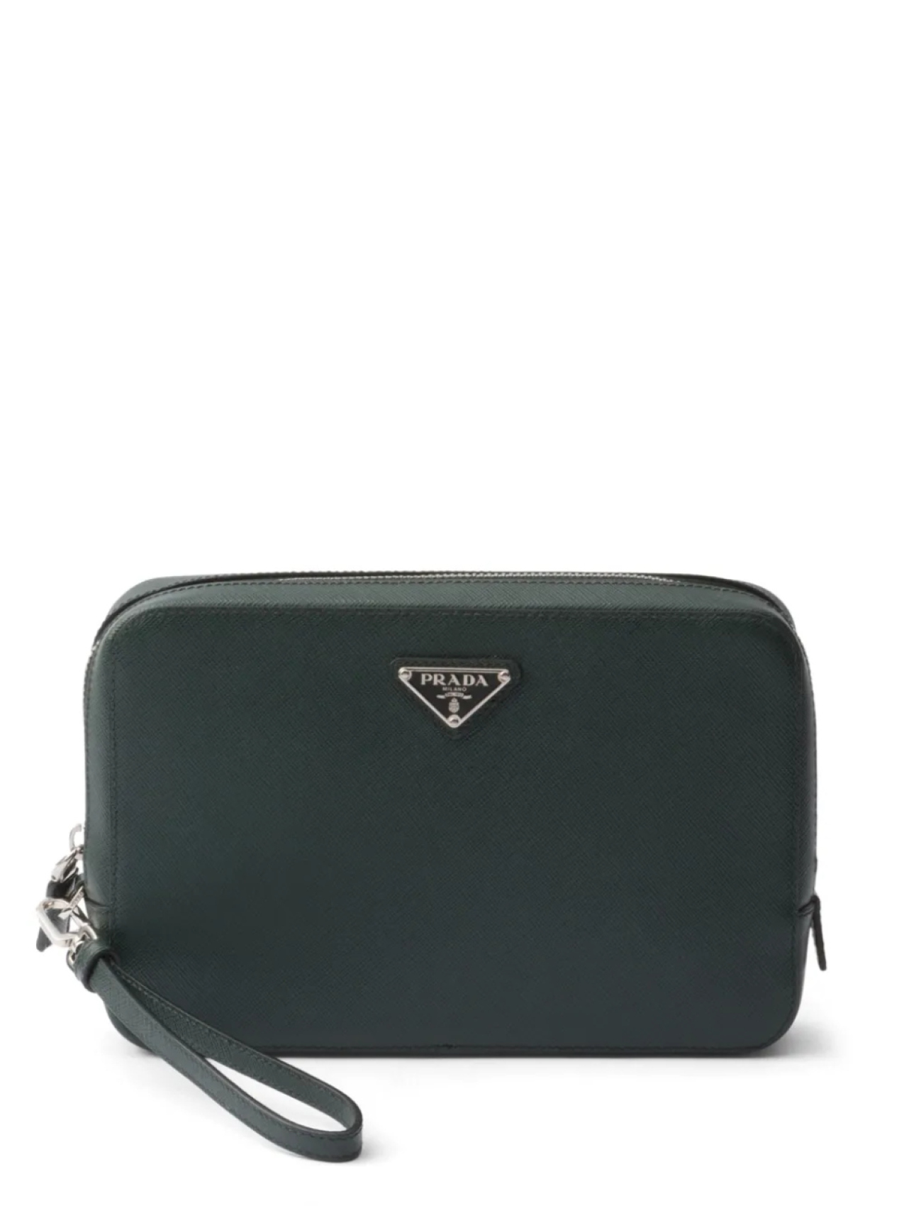 

Prada клатч с узором Saffiano, зеленый