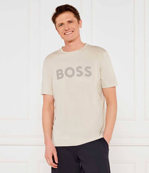 

Футболка футболка активная Slim fit Boss Green, желтый