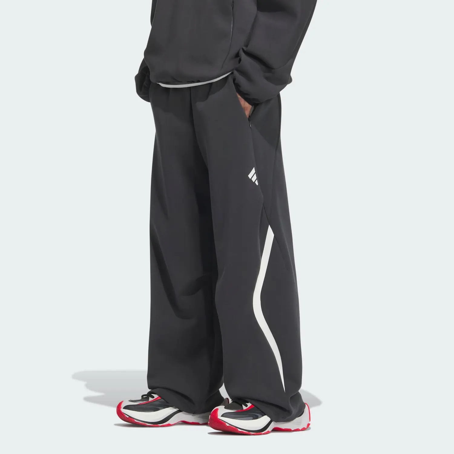 SS25 спортивные штаны мужские Adidas, черный — фото 3
