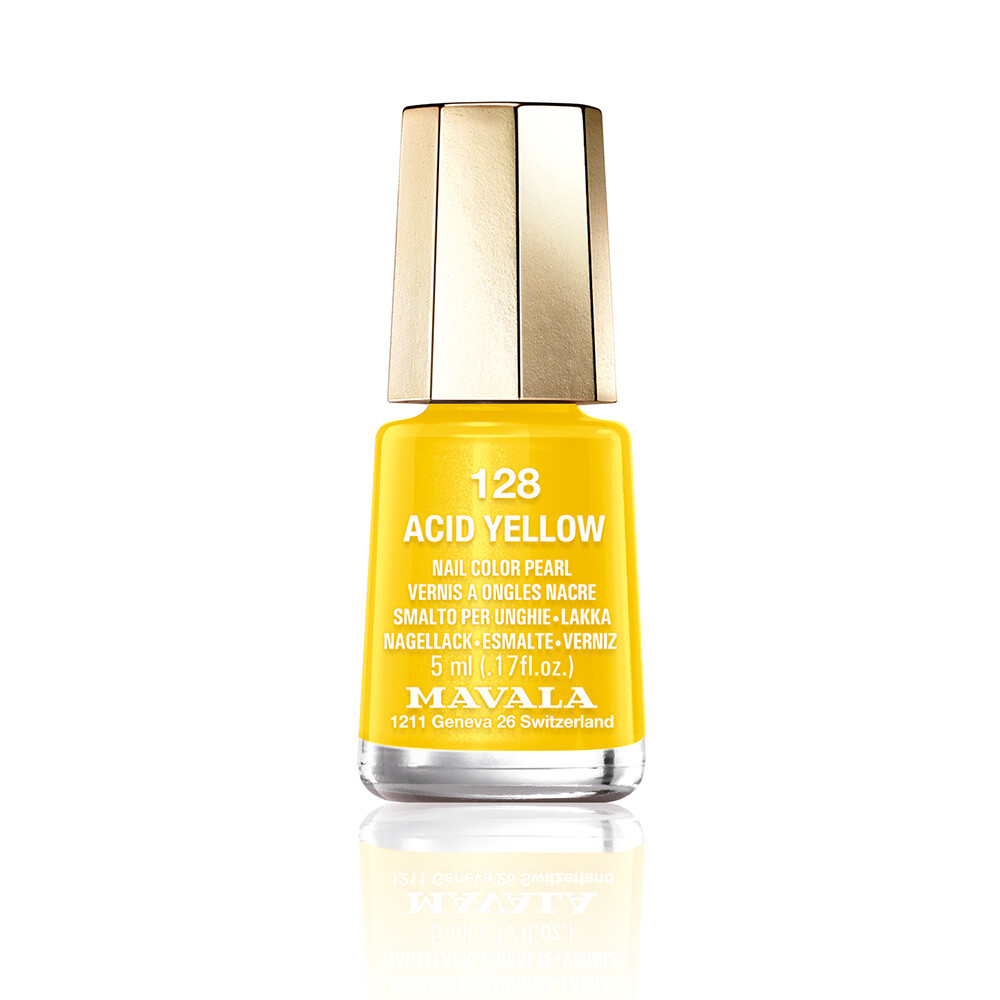 

Лак для ногтей Nail color Mavala, 5 мл, 128-acid yellow
