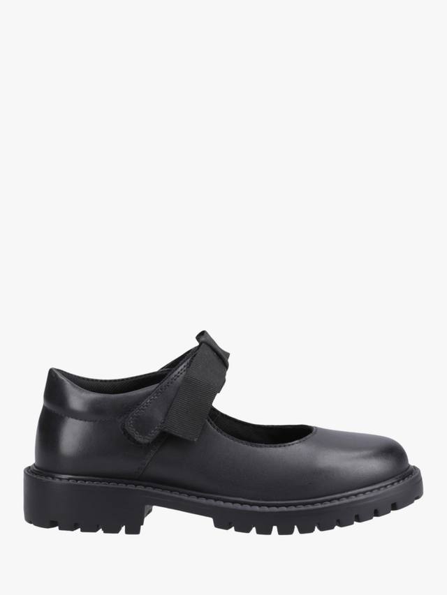 

Детские школьные туфли Astrid Bow Senior из кожи Hush Puppies, Black