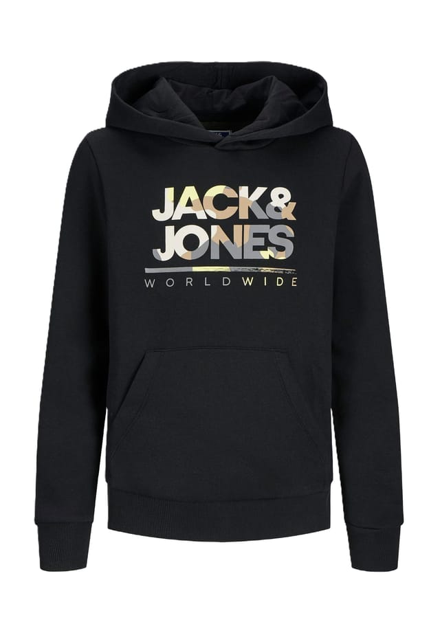 

Толстовка с капюшоном "Люк" с карманом-кенгуру для детей Originals By Jack & Jones, черный