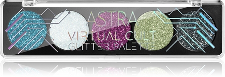 

Палитра теней для век Astra Make-up Virtual Cult, 04 Tokyo Paradigm 4 g