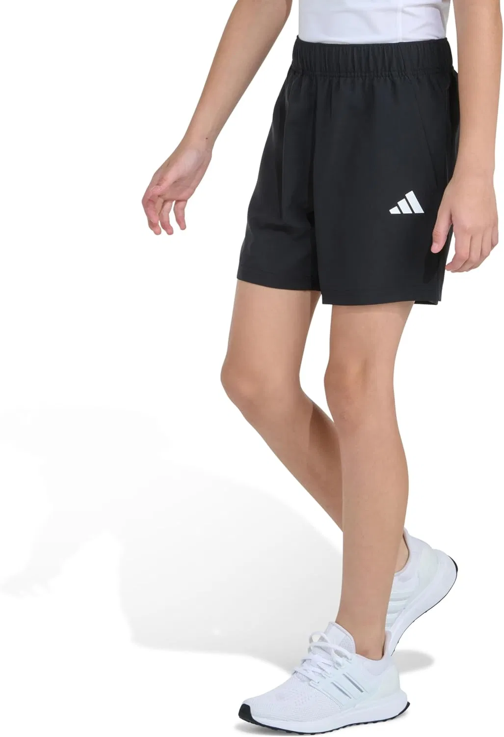 Детские шорты Adidas Essentials с маленьким логотипом, Black Adi — фото 4