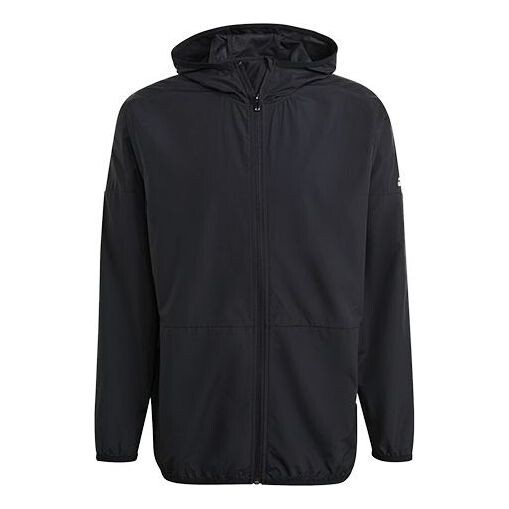 

Куртка m brd jkt solid color sports hooded jacket black Adidas, черный