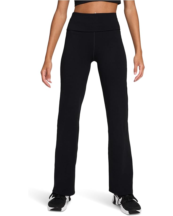 

Брюки Nike One Dri-fit High-waisted Fold-over Pants, черный