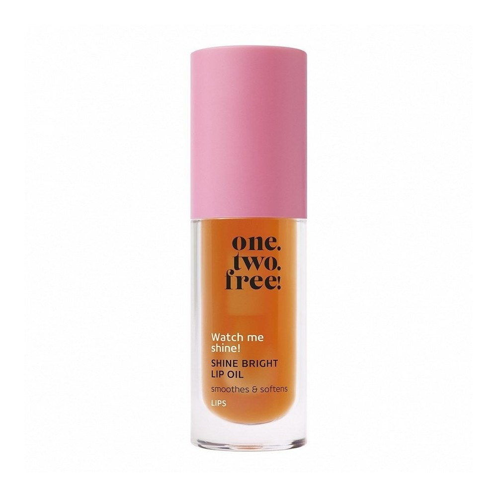 

Масло для губ shine bright lip oil Onetwofree, oh orange, объем 5 мл.