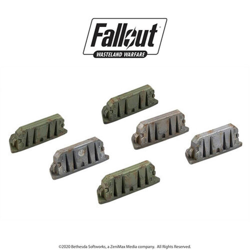 

Фигурки Military Barricades | Fallout: Wasteland Warfare Miniatures Bethesda