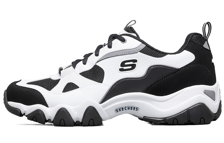 

D"LITES 2.0 Кроссовки для мужчин с низким верхом, черного/белого цвета Skechers, Черный, D"LITES 2.0 Кроссовки для мужчин с низким верхом, черного/белого цвета Skechers