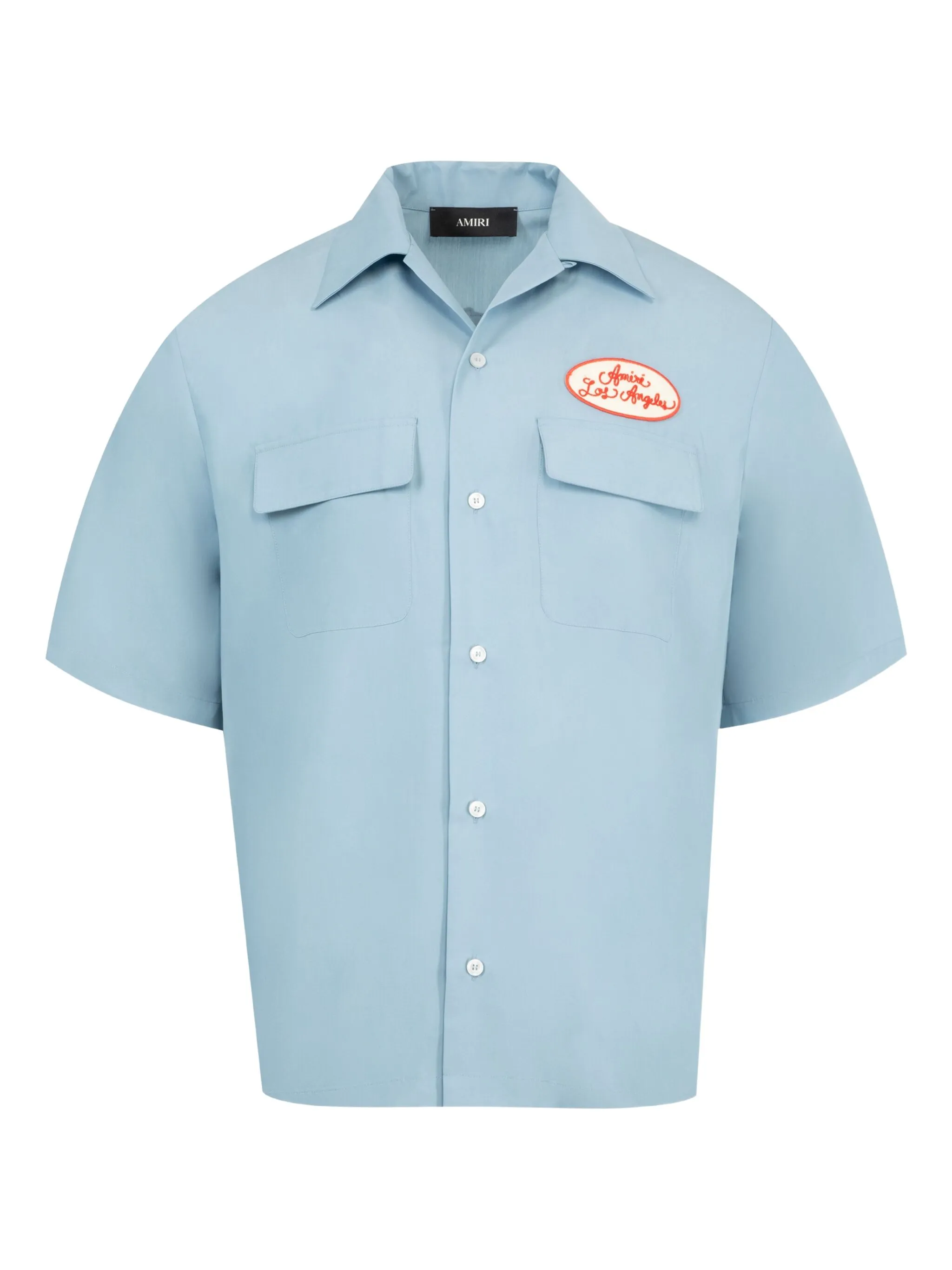 

Рубашка Station с накладным карманом Amiri, синий