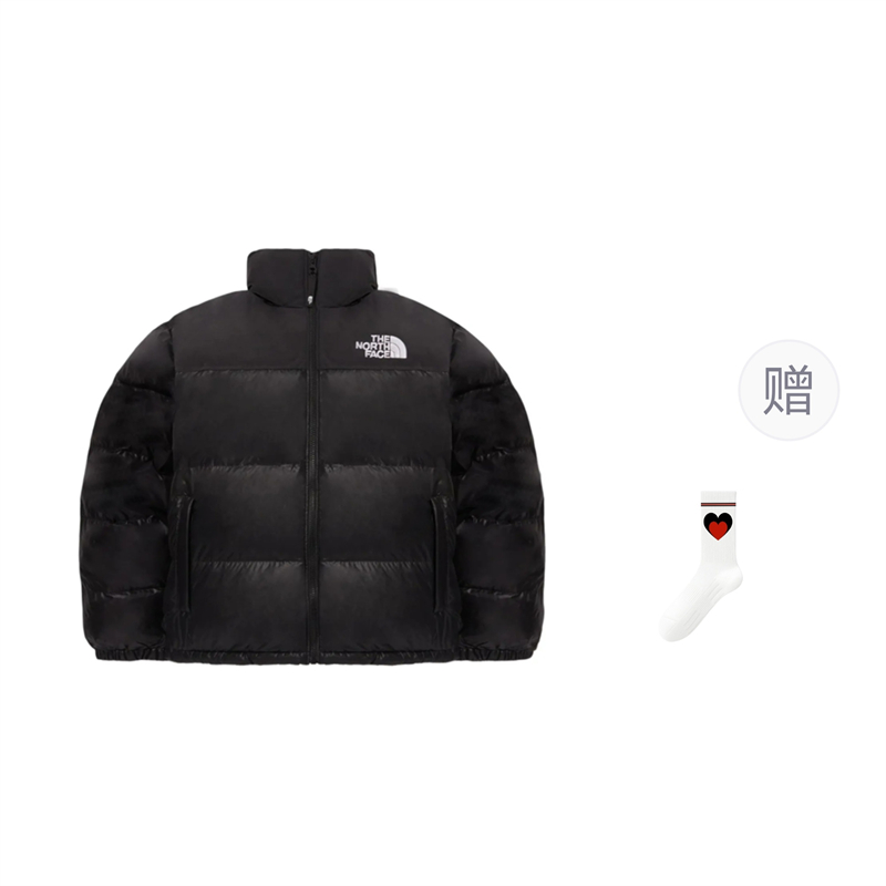 

THE NORTH FACE Куртка M'S 1996 Eco Nuptse черная корейская версия, Black Warrior (Comes with Custom Socks)