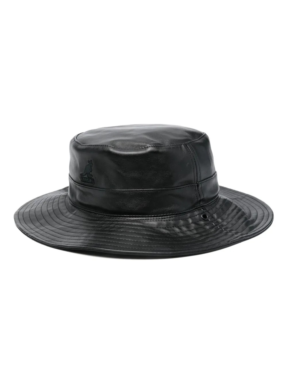 

Шляпа из искусственной кожи Kangol, черный