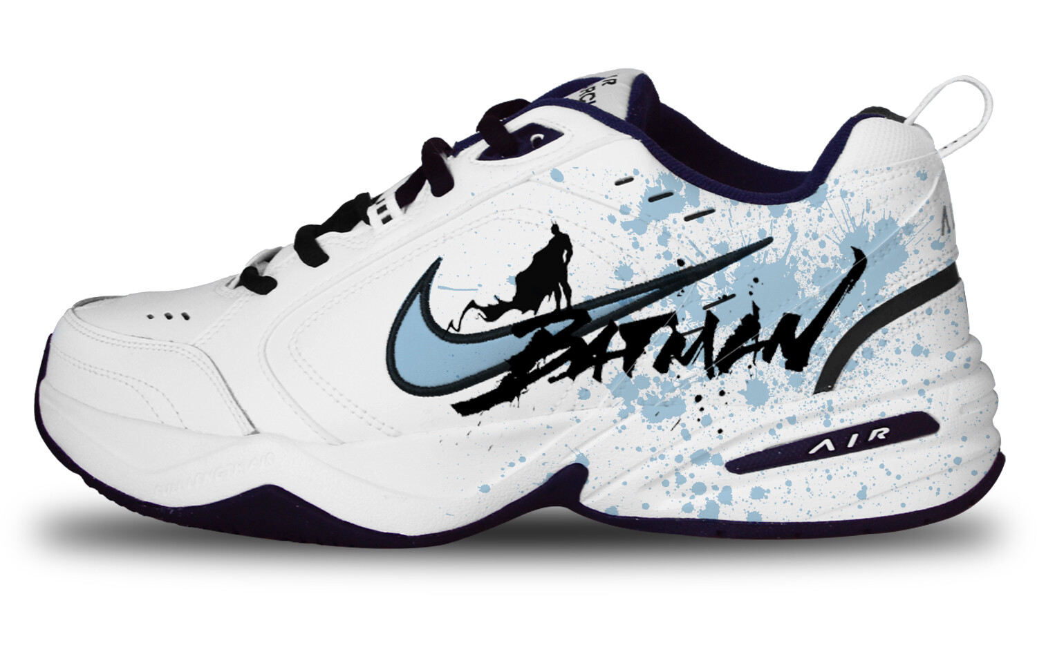 

Кроссовки Nike Air Monarch 4 Chunky Sneakers Unisex Low-top Blue, черный