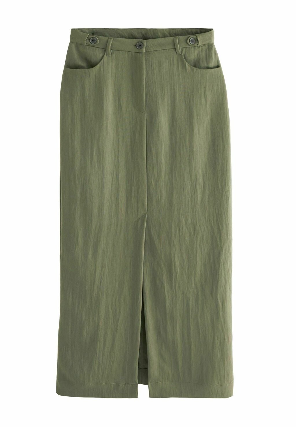 

Юбка макси UTILITY WITH CENTRE SLIT- REGULAR FIT Next, зеленый