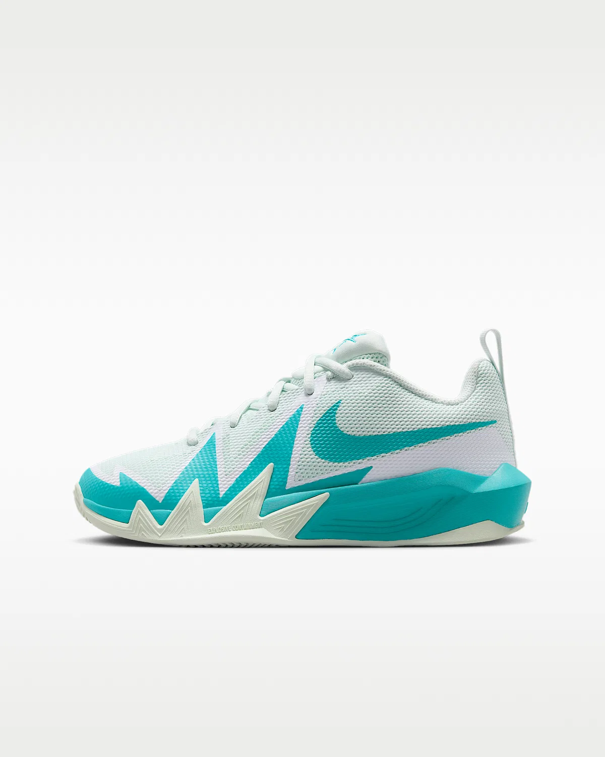 Кроссовки баскетбольные Nike S.T. Dynamite для старших детей, Barely Green/White/Dusty Cactus