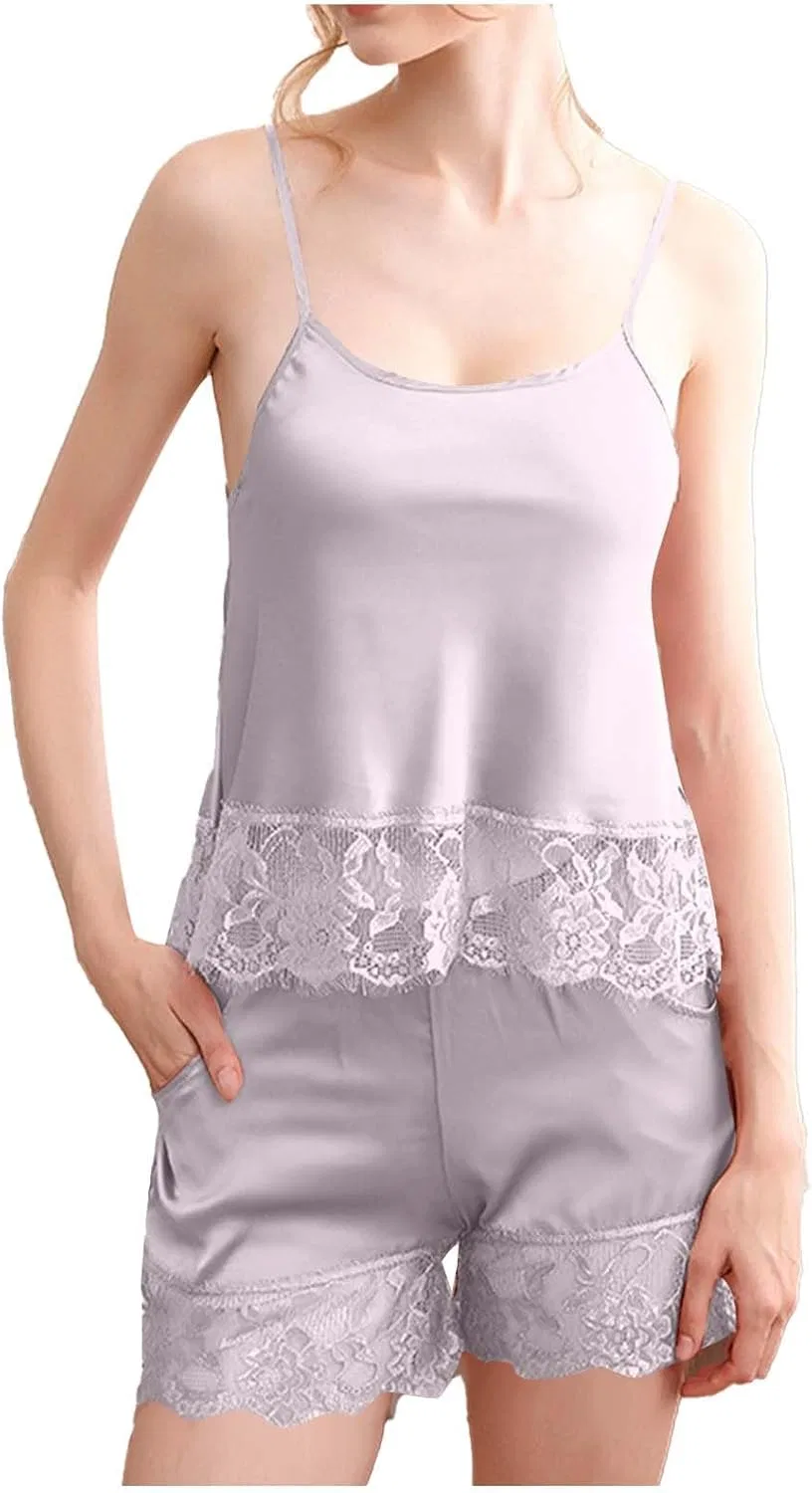 Комплект пижамы Satin Silk, Gray