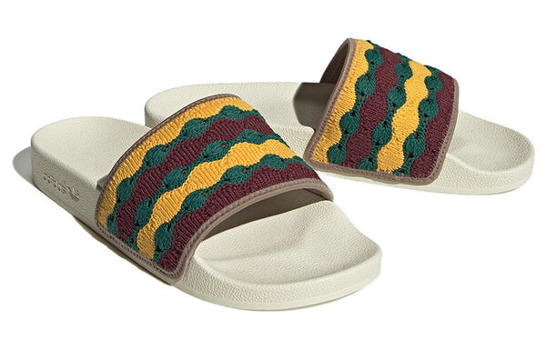 Тапочки adilette слайды Adidas, белый — фото 4