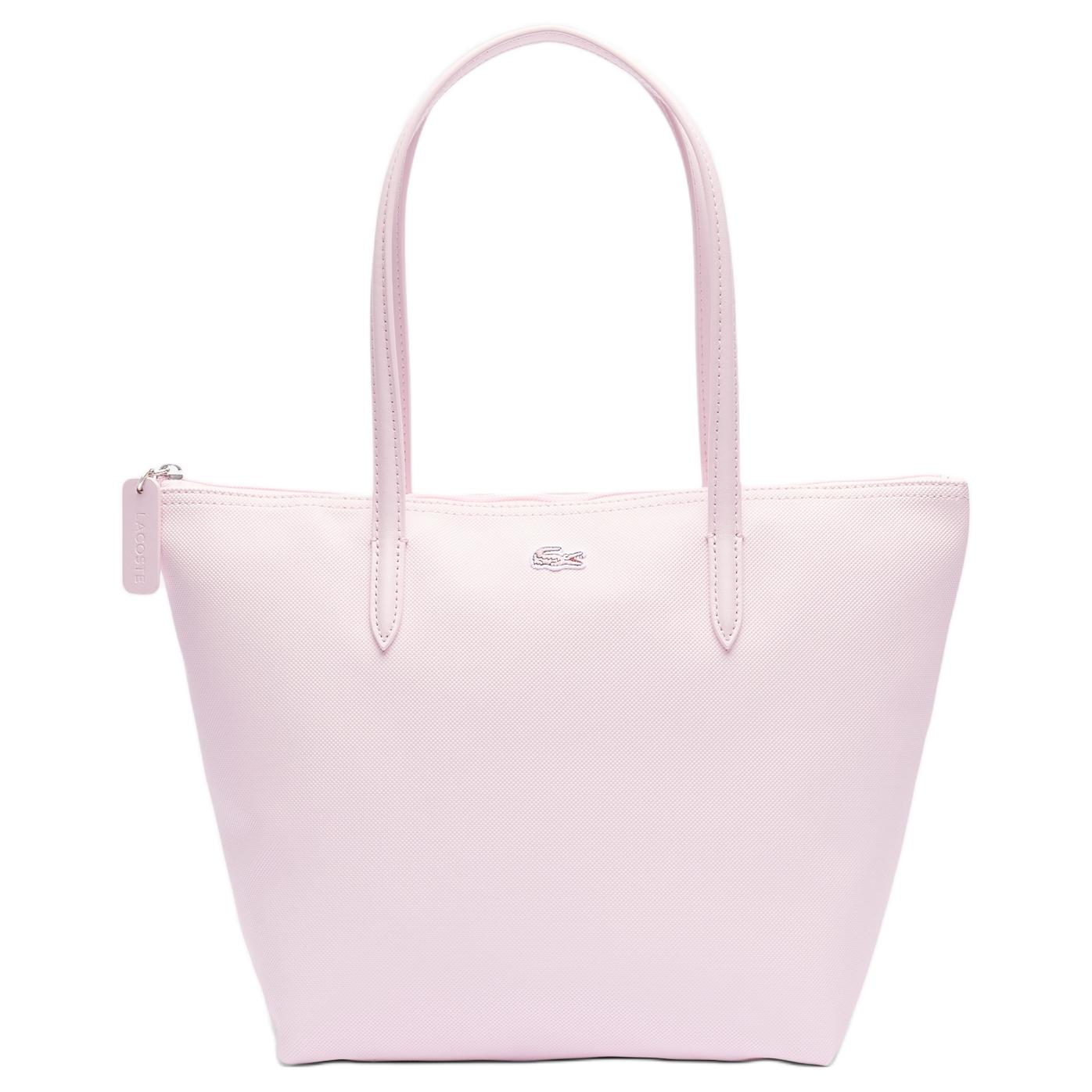 

LACOSTE ПВХ хозяйственная сумка малого размера женская розовая, Pink