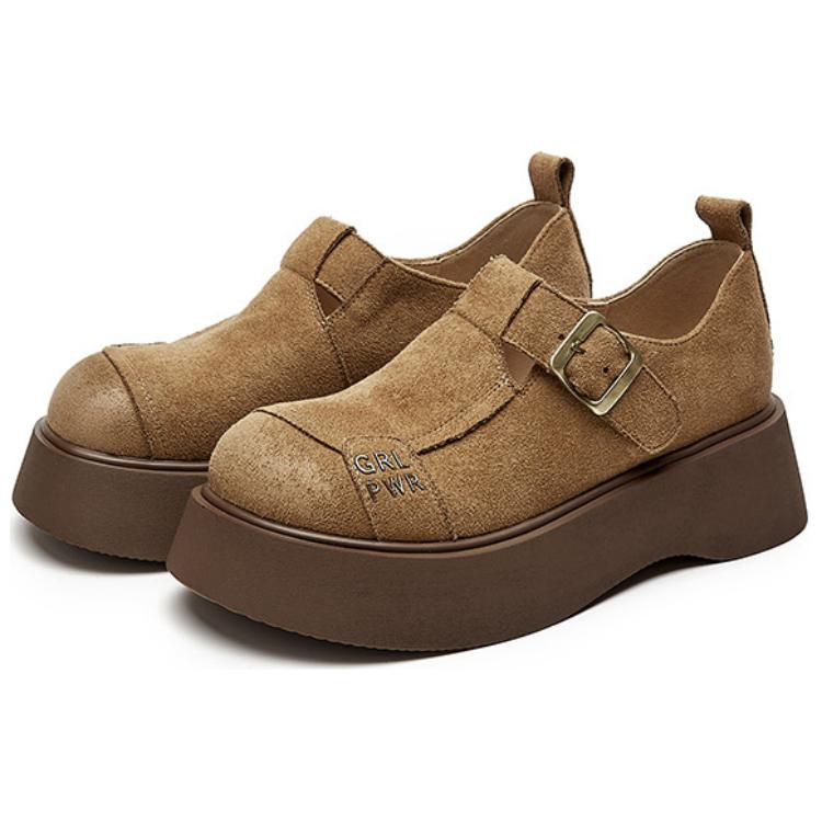 DAPHNE Женские повседневные туфли-лодочки верблюжий, цвет Camel — фото 3