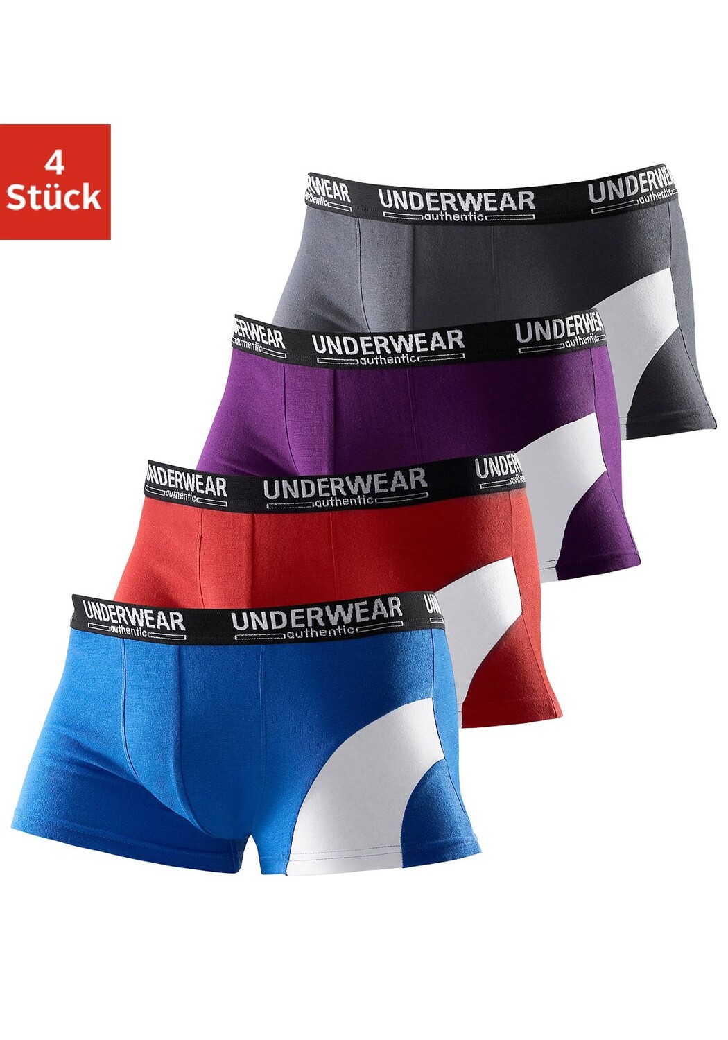 

Боксеры AUTHENTIC UNDERWEAR Boxershorts, цвет blau, rot, lila, grau