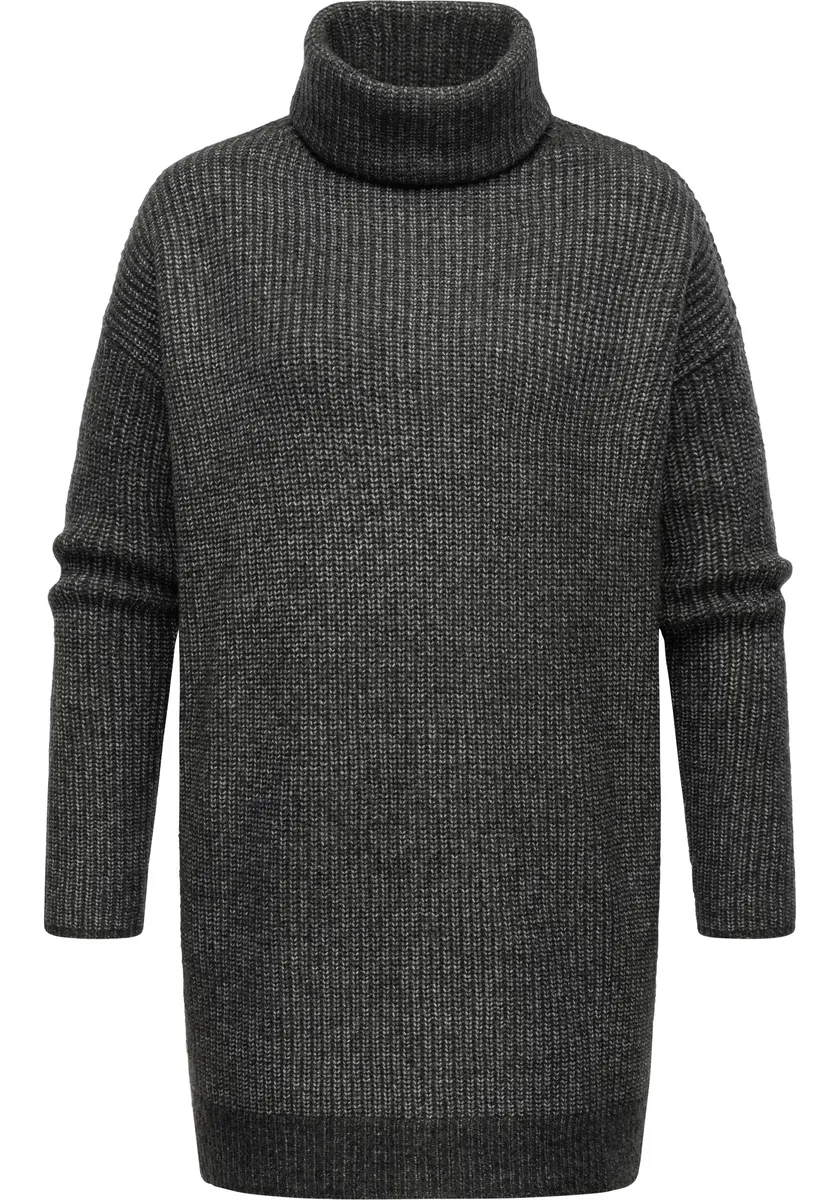 

Вязаный свитер Ragwear "Lynea Remake", шикарная женская водолазка из трикотажа, серый