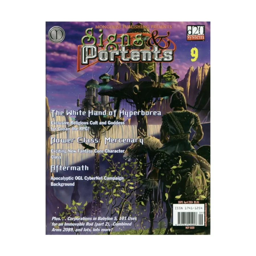 

Журнал #9 "White Hand of Hyperborea, Power Class - Mercenary, Aftermath for CyberNet", Signs & Portents Magazine (d20)