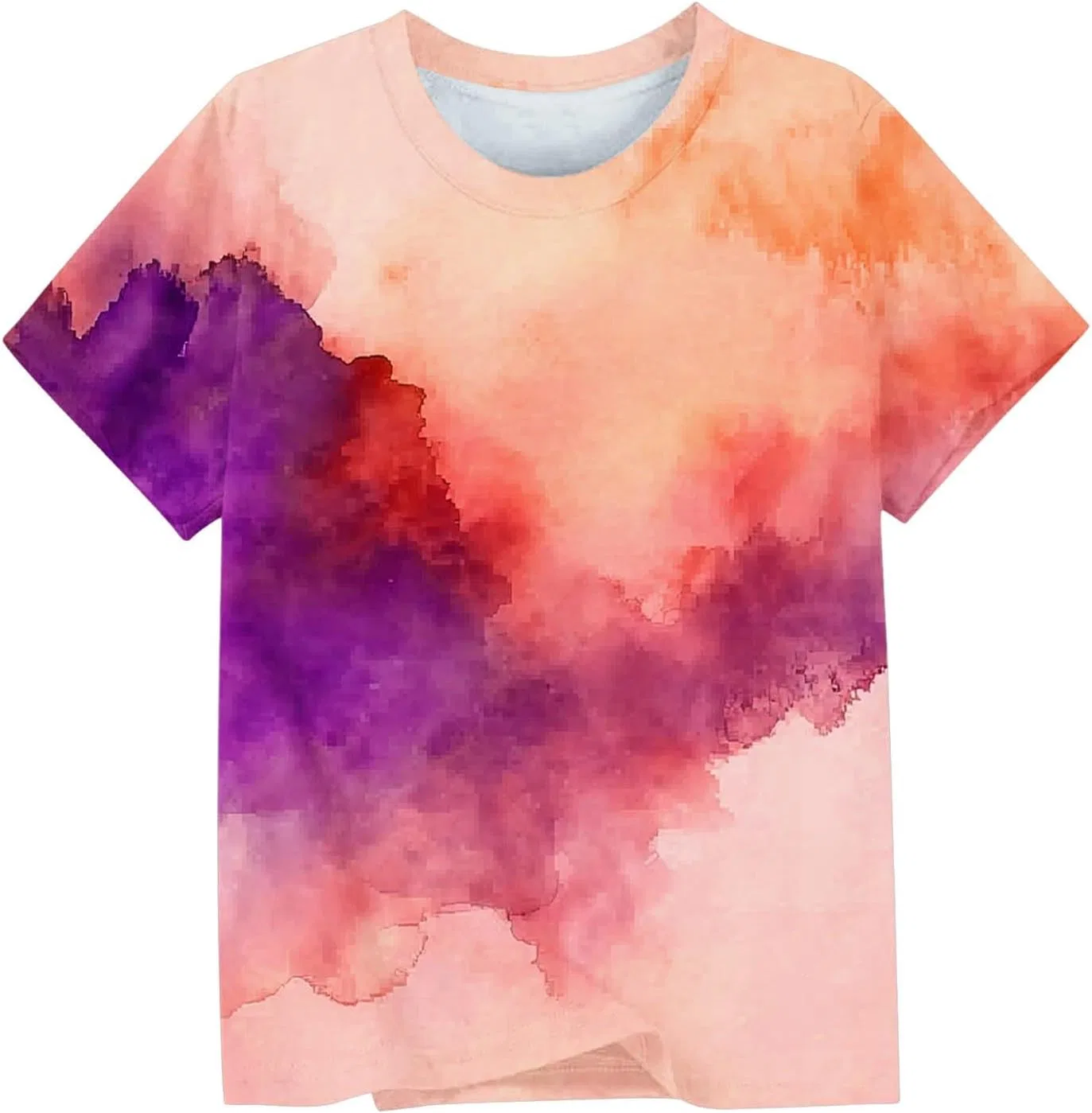 Футболка с принтом tie-dye, Zzalalana, Orange — фото 4