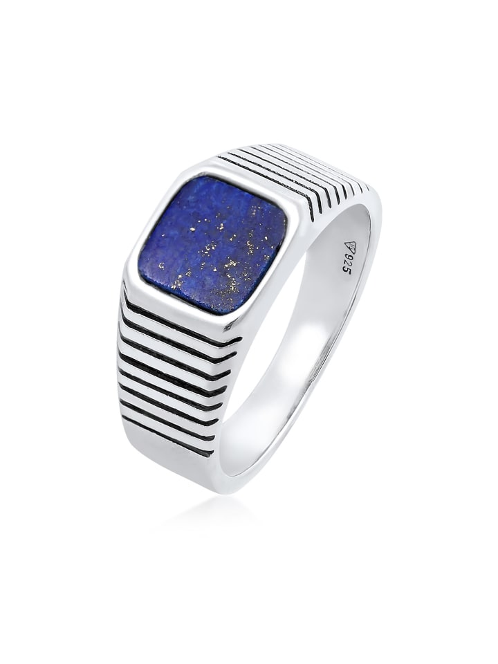 

KUZZOI Кольцо-печатка из серебра 925 пробы