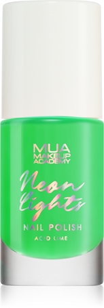 

Неоновый лак для ногтей MUA Makeup Academy Neon Lights, Acid Lime 8 ml