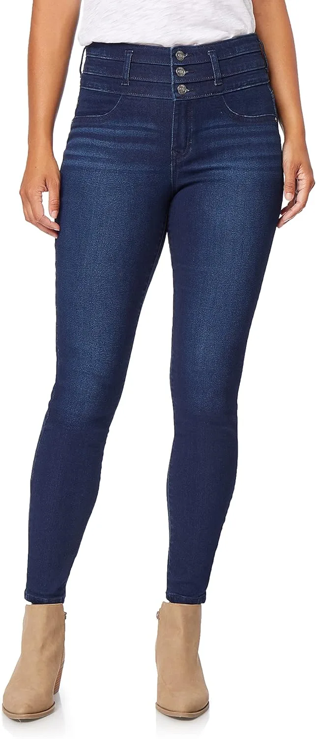 

Angels Forever Young Evershape Skinny Jeans для женщин - средняя посадка, фигуроформирующий стрейч