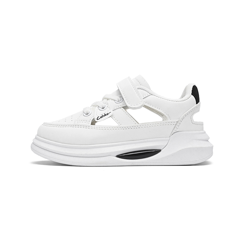 

Детские сандалии с низким верхом, амортизирующие, износостойкие, дышащие Wooden houses, белый