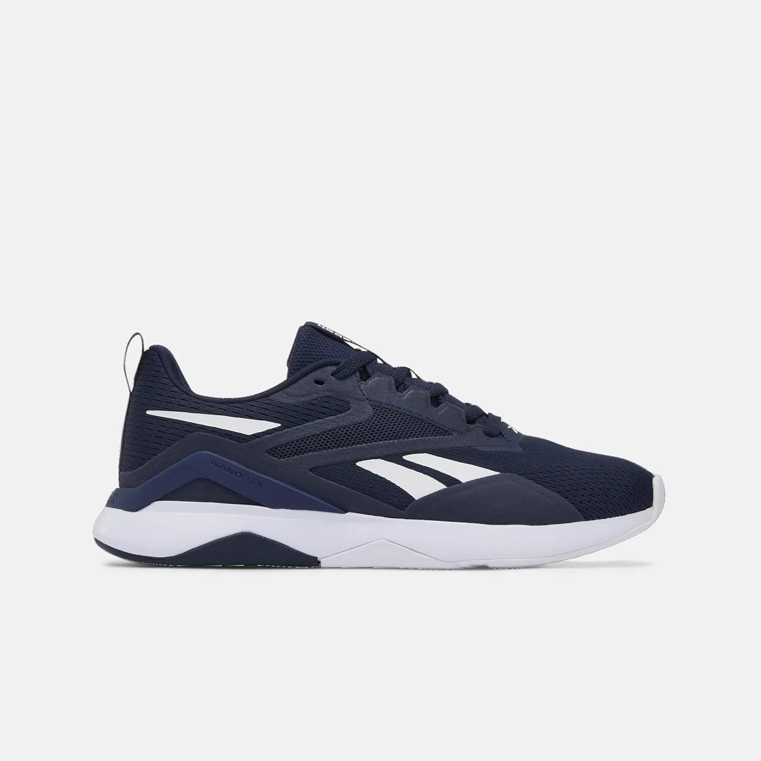 Классические кожаные кроссовки Reebok для девочек, Vector Navy White Black — фото 3