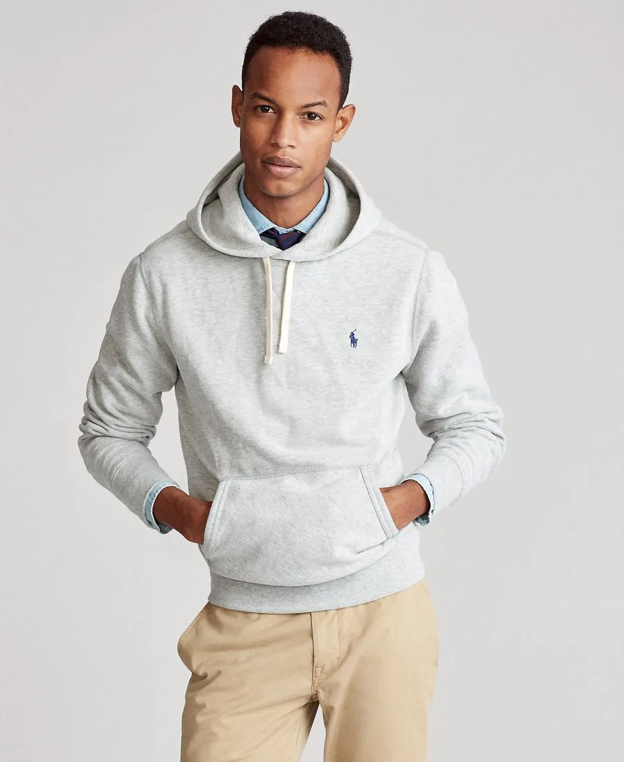 Мужская флисовая толстовка с капюшоном Polo Ralph Lauren, Andover Heather