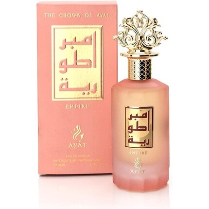 

Духи The Crown Of Ayat 100 мл Dubai Edp для мужчин и женщин — восточный уд с нотами ванили, лимона, кожи, янтаря, апельсина и мускуса (Империя), Ayat Perfumes