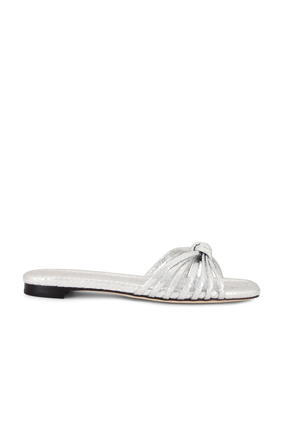 Сандалии с узлом izzie Loeffler Randall, серебряный