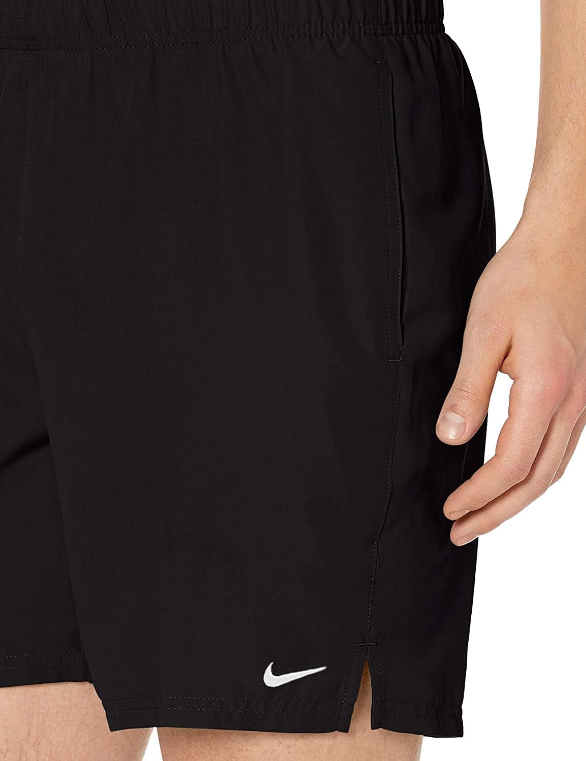 Мужские стандартные плавки-шорты Nike Volley длиной 7 дюймов, Black White — фото 2