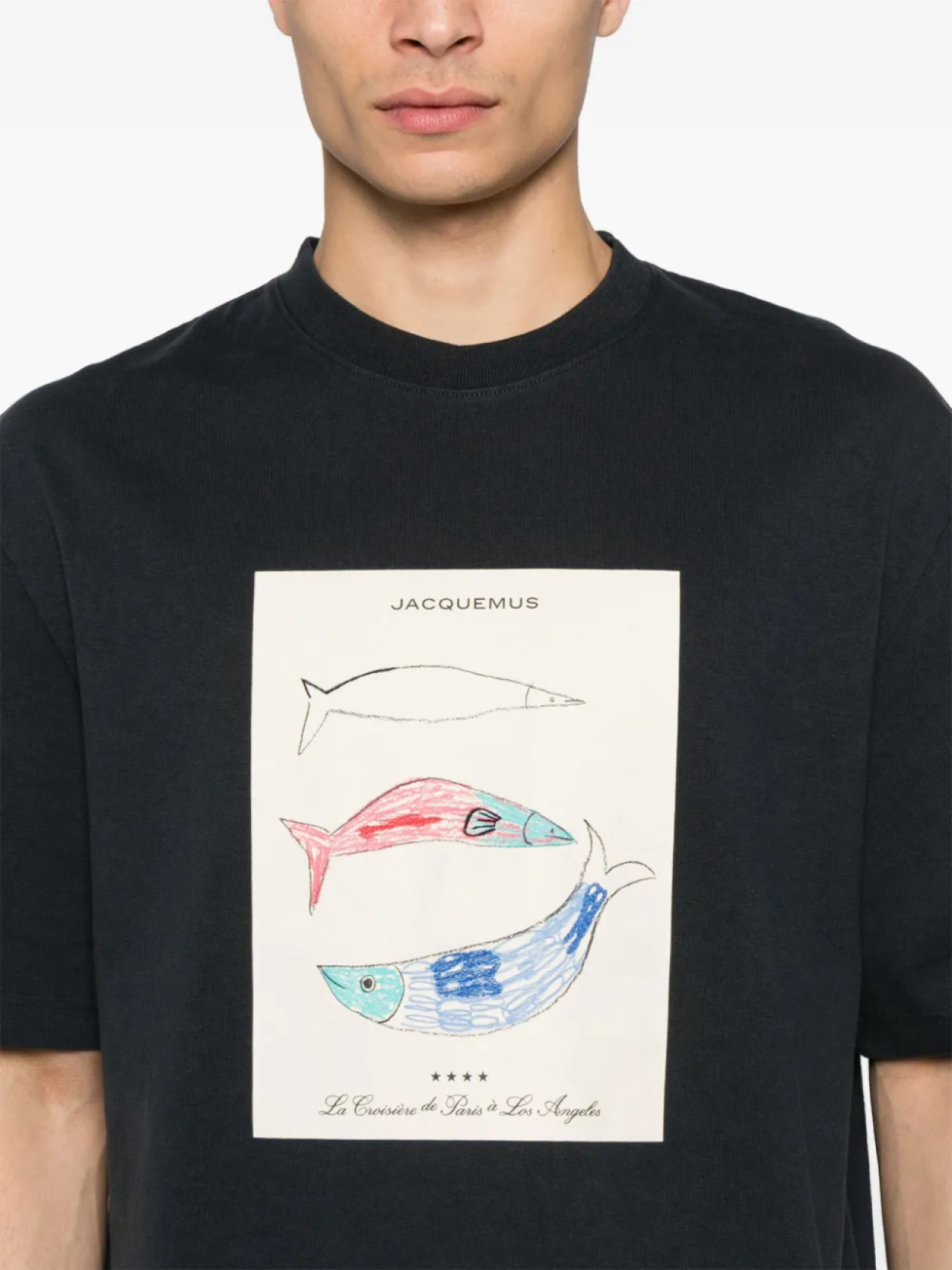 Футболка Jacquemus Le Marino, синий — фото 4