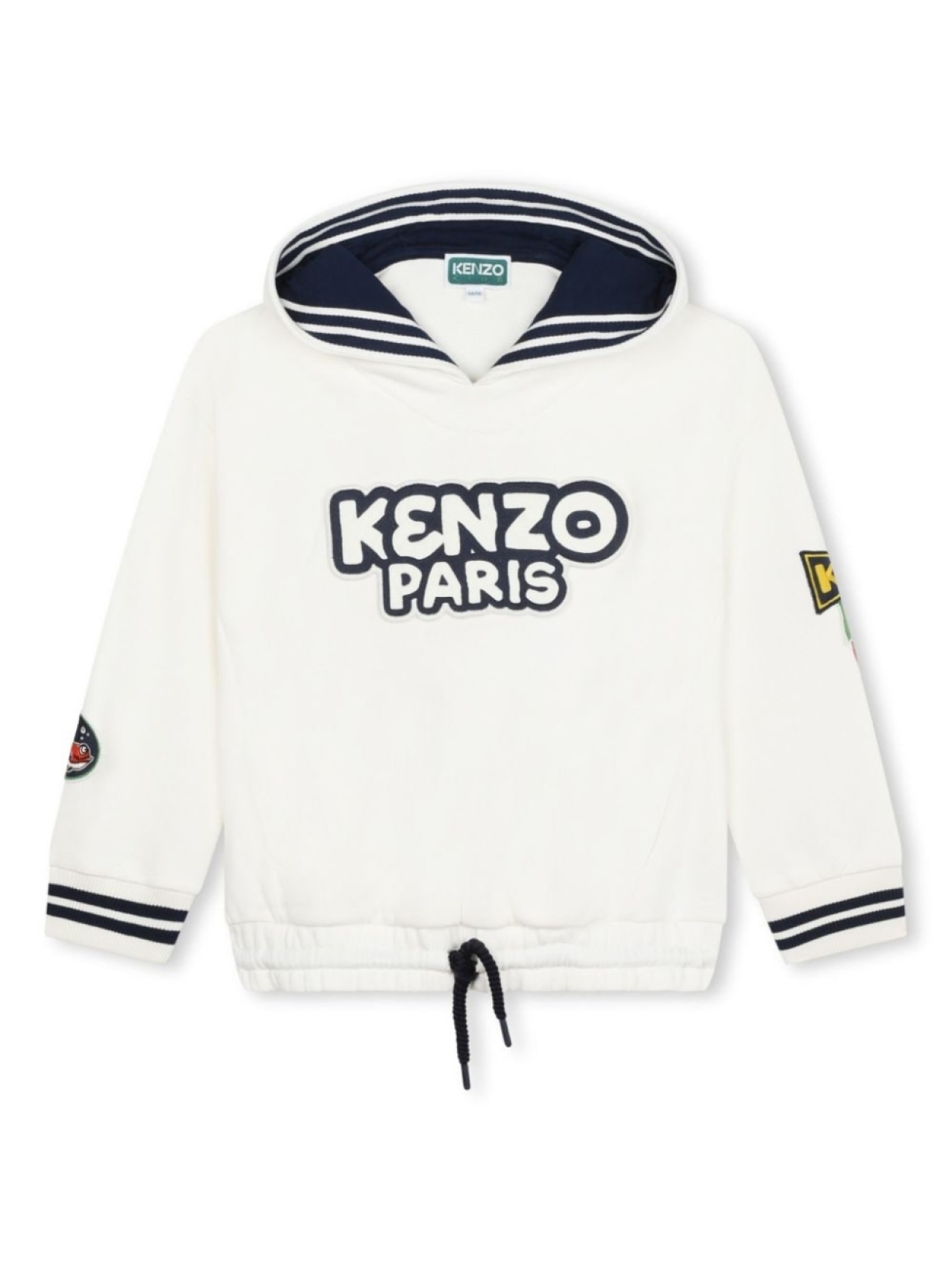 

Kenzo Kids худи с логотипом, белый